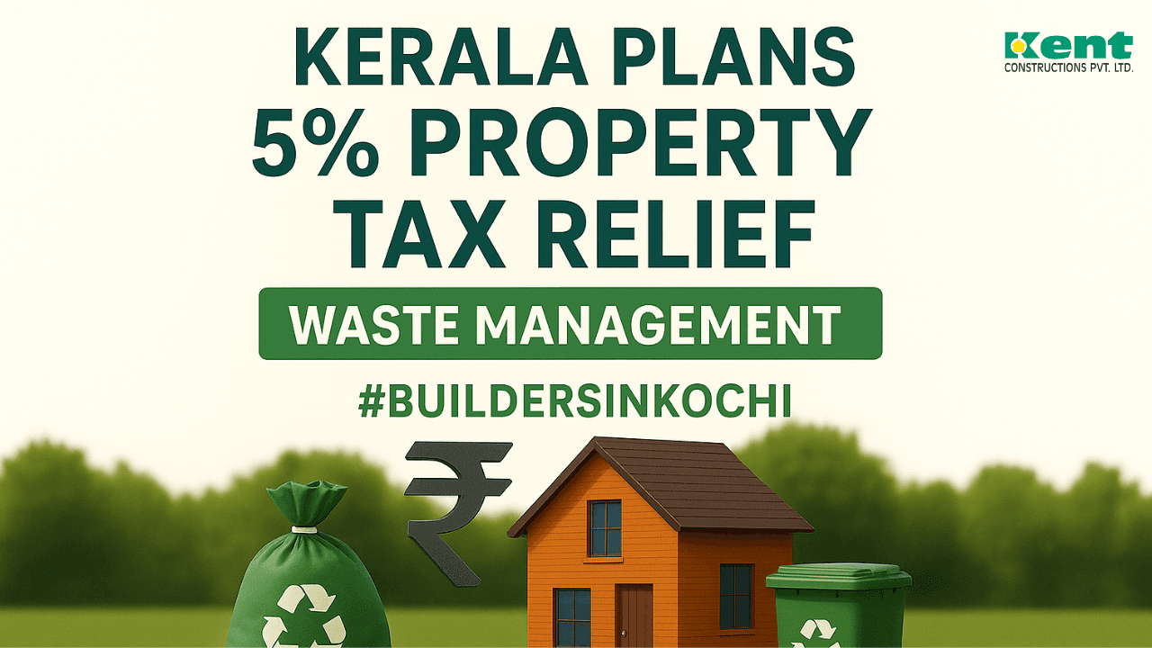 Kerala Plans 5% Property Tax Relief for Waste Management | Builders in Kochi Benefit