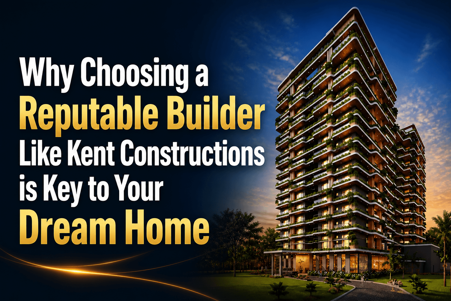 Why Choosing a Reputable Builder Like Kent Constructions is Key to Your Dream Home