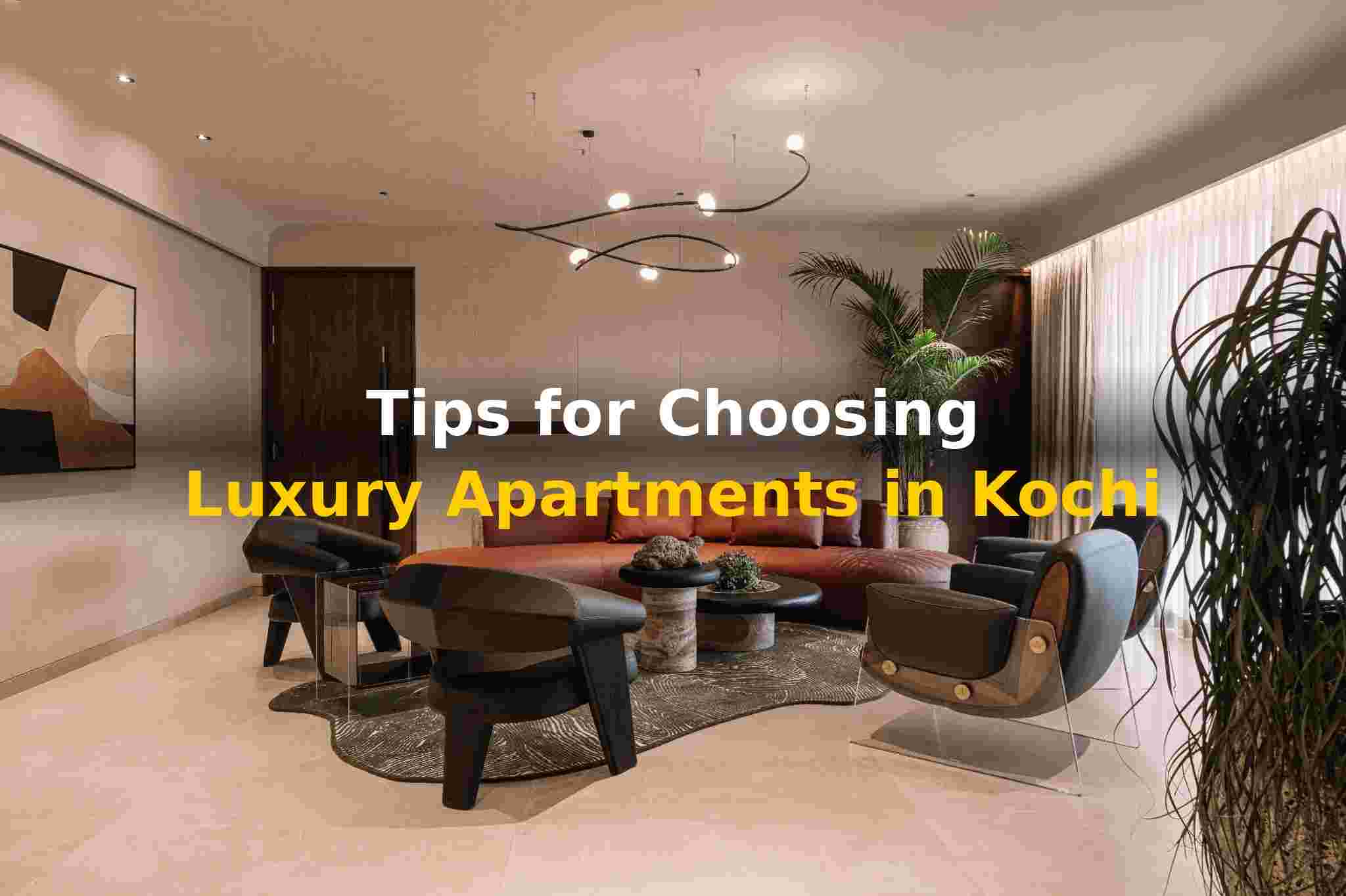 Tips for Choosing Luxury Apartments in Kochi