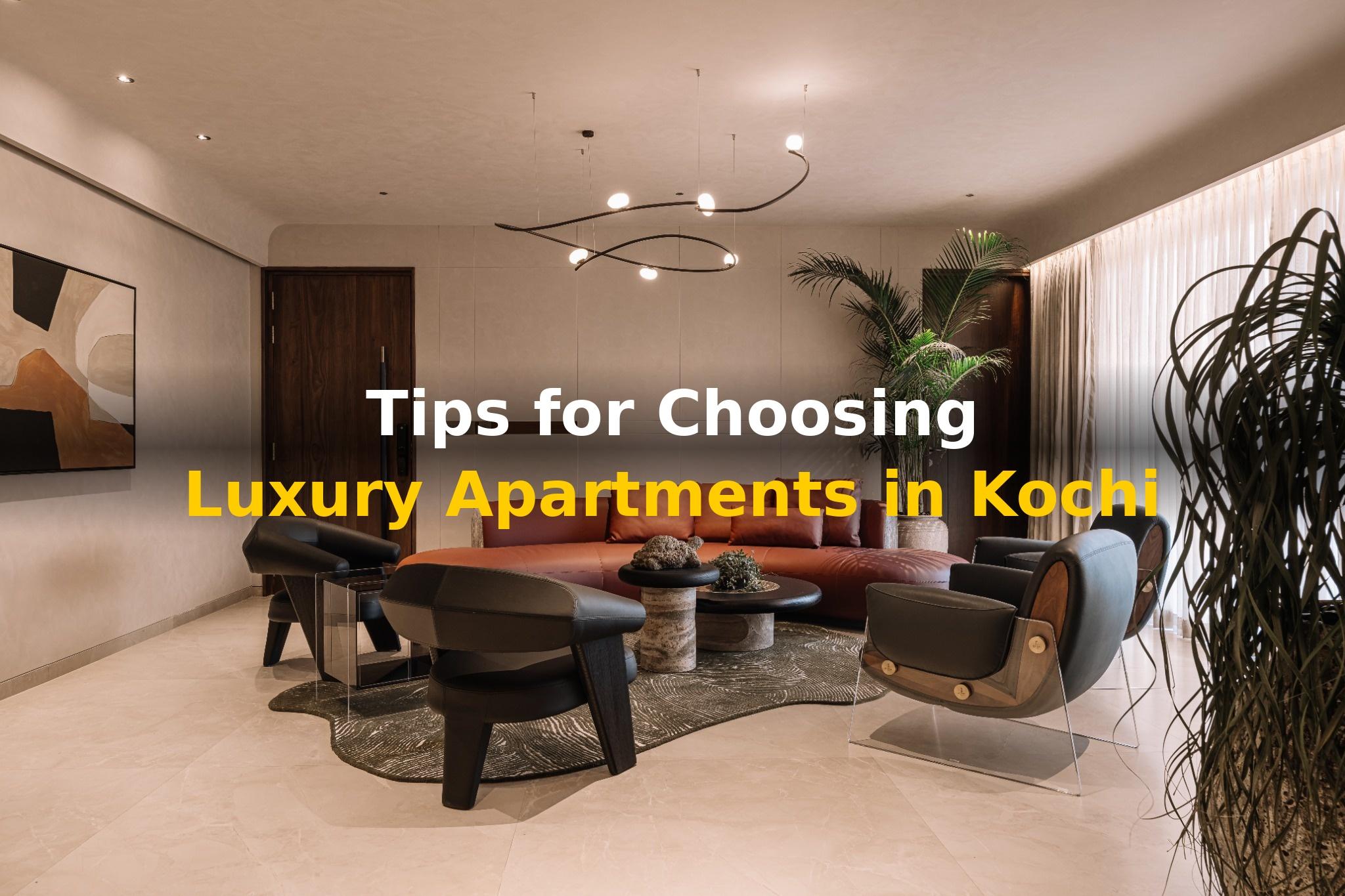 Tips for Choosing Luxury Apartments in Kochi