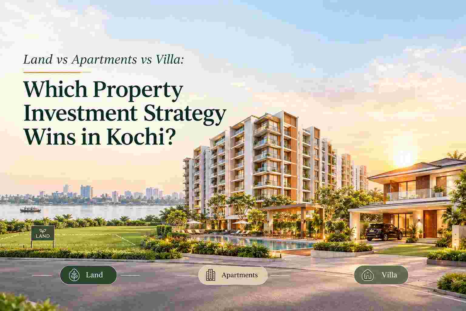 Land vs Apartments vs Villa: Which Property Investment Strategy Wins in Kochi?